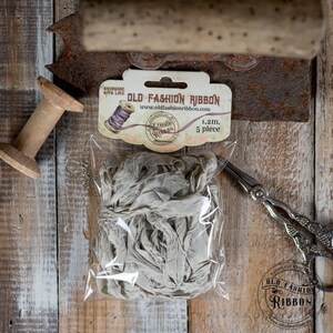 Ribbons Satin-set of 5 pcs OLDZ 33 Linen