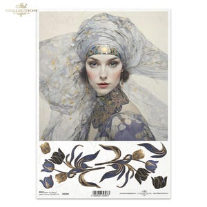 Carta di riso Decoupage A4 R 2398