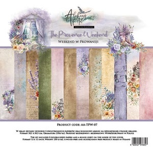 Blocco di carta per scrapbooking 12 x 12 The Provence Weekend