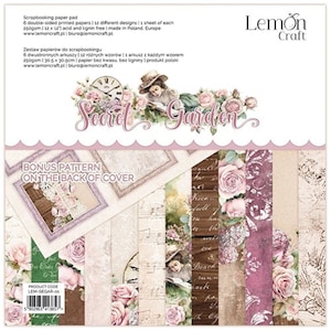 Scrapbook paper pad 12 x 12 Secret Garden
