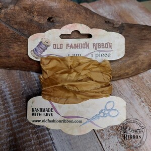 Old Fashion Ribbon Light Golden Brown 13