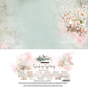 Scrapbook paper pad 12 x 12  Soul of Spring