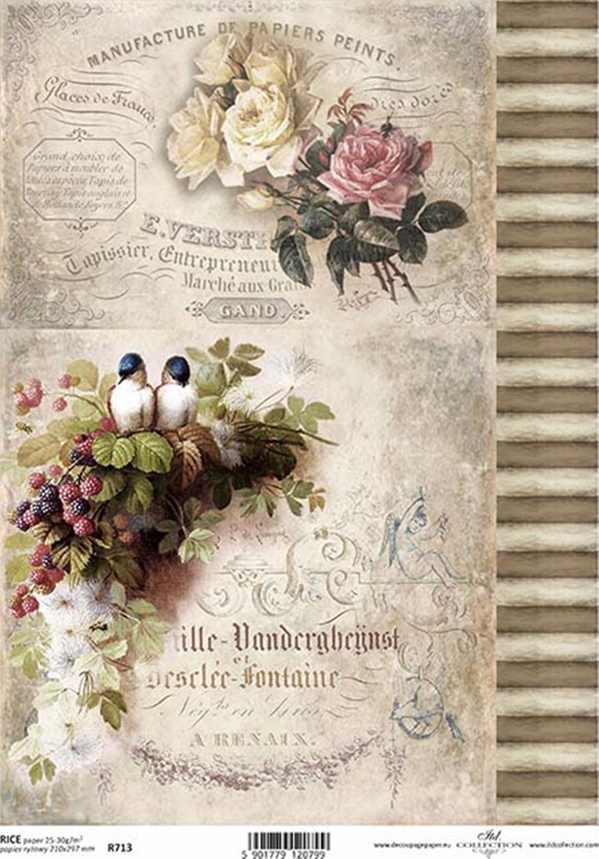 Rice Paper Decoupage A4 R 0713 - Etsy