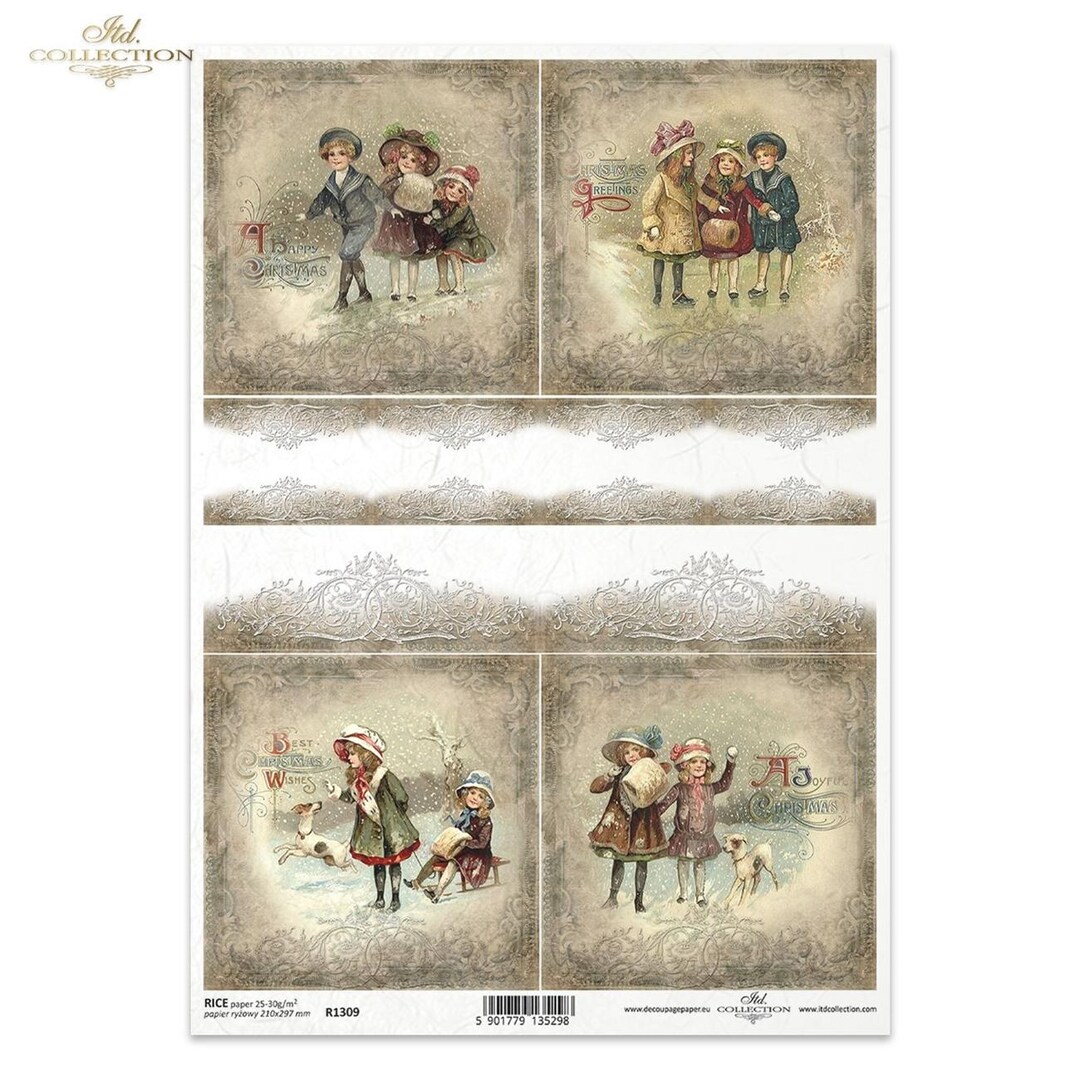 Rice Paper Decoupage A4 R 1309 - Etsy