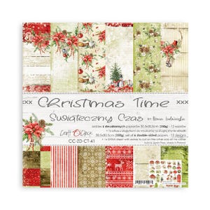 Scrapbook paper pad 12 x 12  Christmas Time