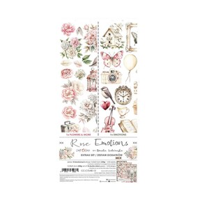Scrapbook paper pad 6 x 12  Rose Emotions Mix