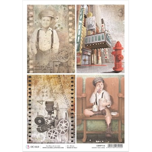Rice Paper Decoupage A4 CBRP 114