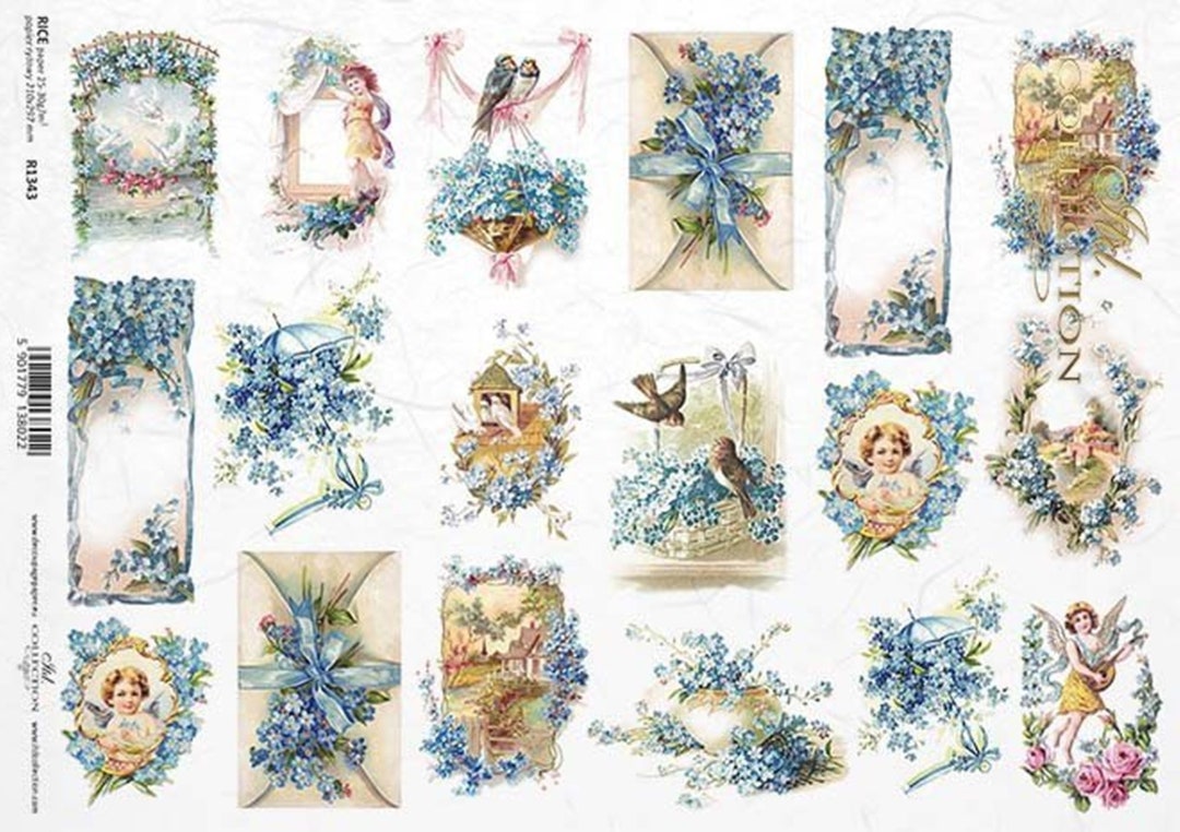 Rice Paper Decoupage A4 R 1343 - Etsy