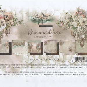 Scrapbook paper pad 8x8  Dreamcatcher