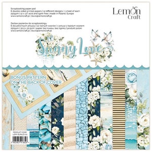 Scrapbook paper pad 12 x 12 Sunny Love