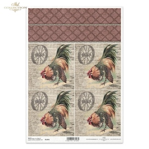 Rice Paper Decoupage A4 R 1093