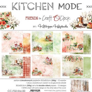 Scrapbook paper pad 12 x 12  Kitchen Mode