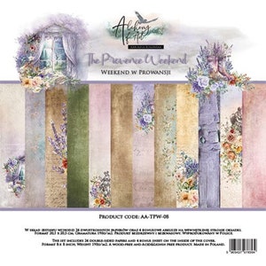 Scrapbook paper pad 8x8   The Provence Weekend