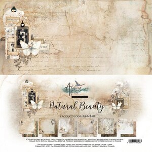 Scrapbook paper pad 12 x 12  Natural Beauty