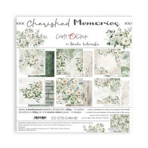 Scrapbook paper pad 12 x 12  Cherished Memories