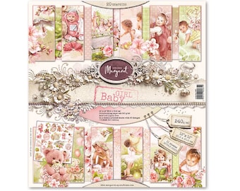 Scrapbook paper pad 12 x 12 Baby Girl