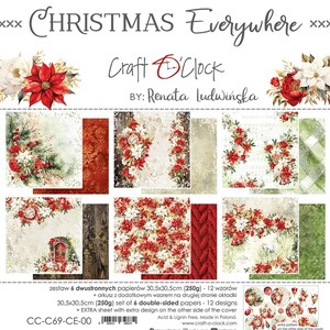 Scrapbook paper pad 12 x 12 Christmas Everywhere