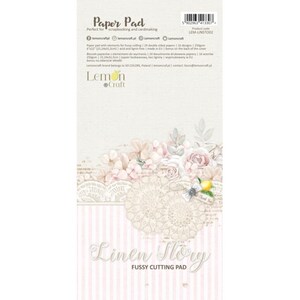 Scrapbook paper pad Extras set  Linen Story