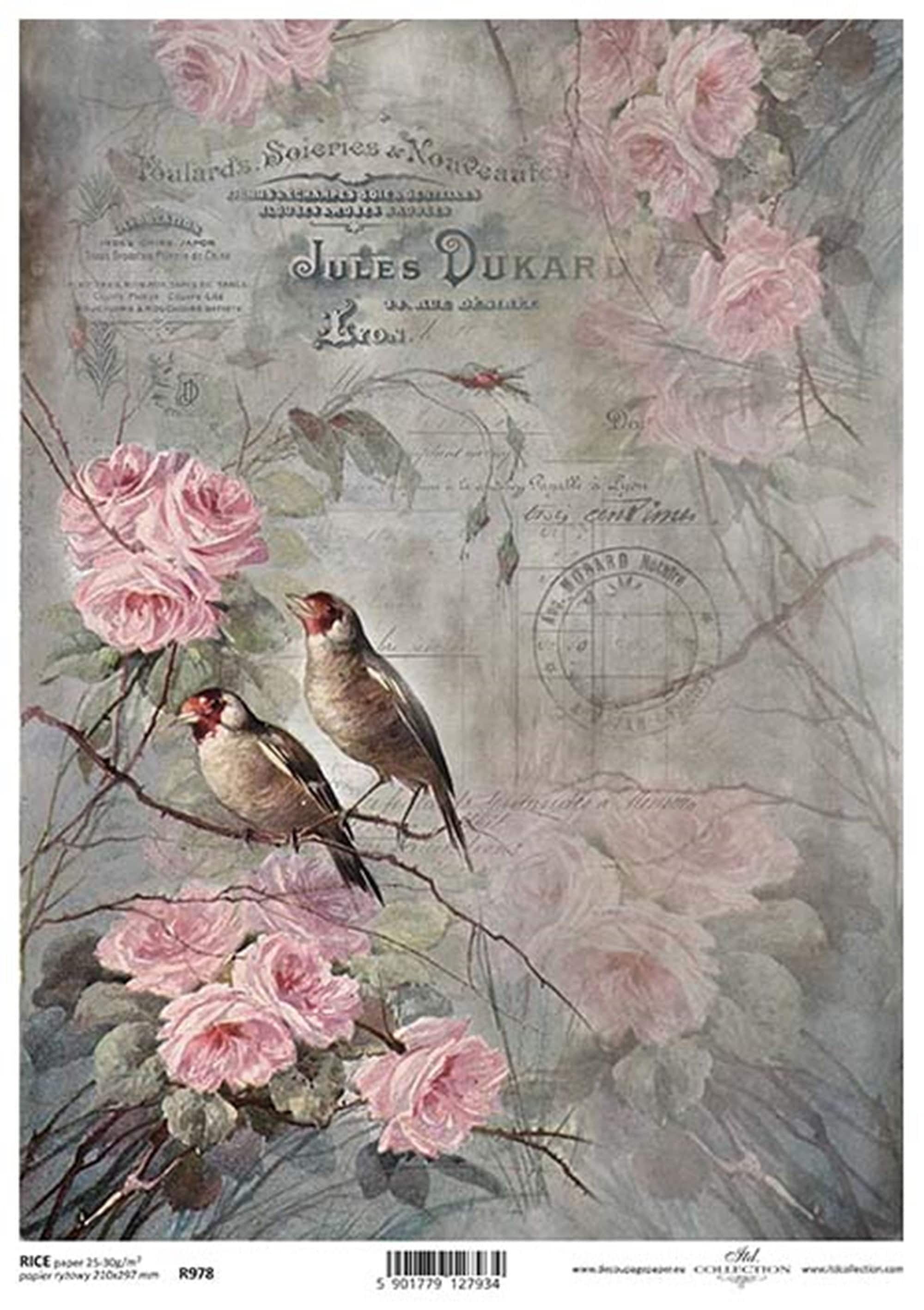 Rice paper on sale for decoupage