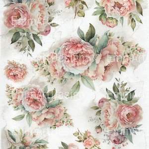 Decoupage in carta di riso A4 EWFA 03