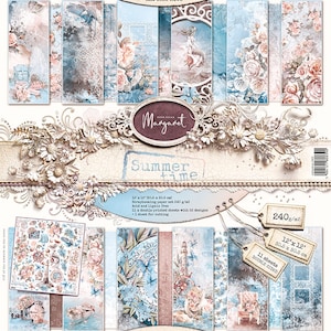Scrapbook paper pad 12 x 12 Summer Time
