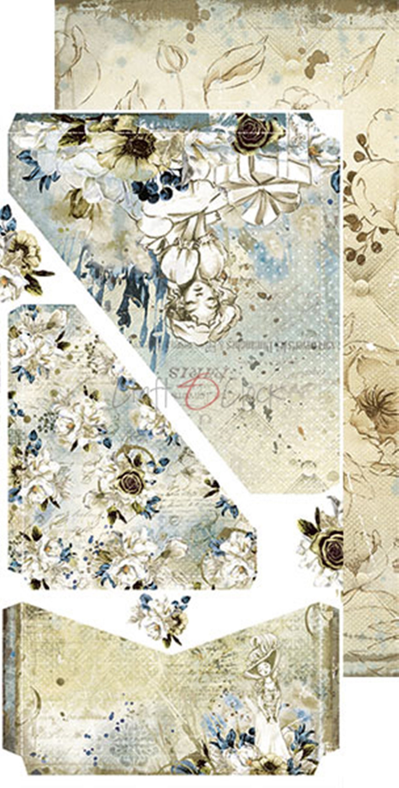 Scrapbook paper pad Junk Journal extras set Lovely When You Etsy