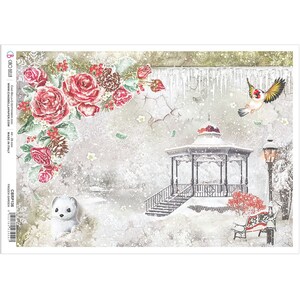 Rice Paper Decoupage A4 CBRP 136