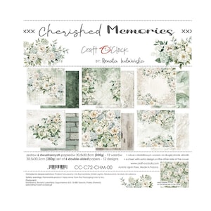 Scrapbook paper pad 12 x 12  Cherished Memories