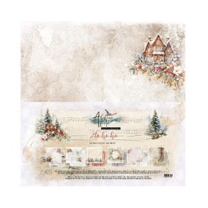 Ho Ho Ho 30x30cm Scrapbook Papierblock, 250gsm