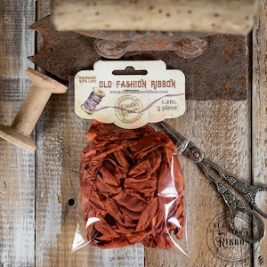 Ribbons Satin-set of 5 pcs OLDZ 09 Copper