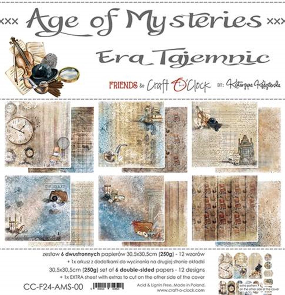 Scrapbook Paper Pad 12 X 12 Age of Mysteries Etsy