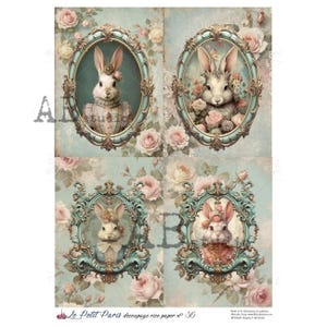 Carta di riso Decoupage A4 36 AB