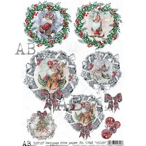 Rice Paper Decoupage A4 R 0963 AB