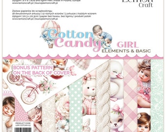 Scrapbookpapierblok 8x8 Cotton Candy Girl