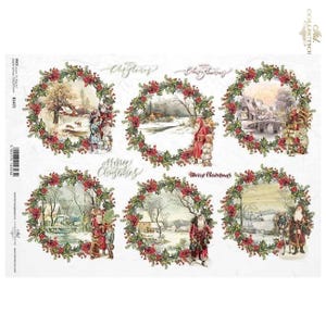 Carta di riso Decoupage A4 R 1472