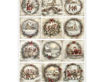 Papier de riz pour découpage A4 R 2666