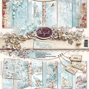 Scrapbook paper pad 12 x 12 Winter it’s Coming