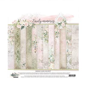 Scrapbook paper pad 12 x 12  Lovely memories