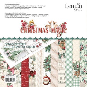 Scrapbook paper pad 12 x 12 Christmas Magic