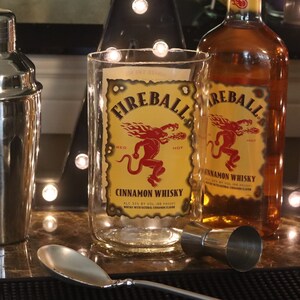 Fireball Whisky / Whiskey Custom Engraved/Etched Personalized ...