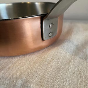 Vintage Legion Utensils Scavullo Copper Pan, Stainless Lined Serving Pan, Italian Cookware image 5