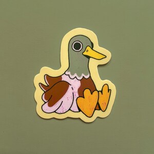 sitting duck sticker