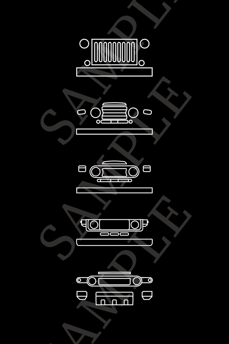 Toyota FJ Cruiser Generations Poster Print INSTANT DOWNLOAD | Etsy