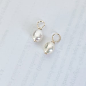 Small Baroque Pearl Earring Charms - Earring Builder