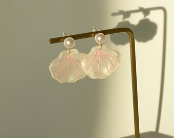 Handmade Pearl Strass étoile de mer étoile de mer ocean Plage Boucles D'oreilles Clou Handmade Pearl Strass étoile de mer étoile de mer ocean Plage Boucles D'oreilles Clou