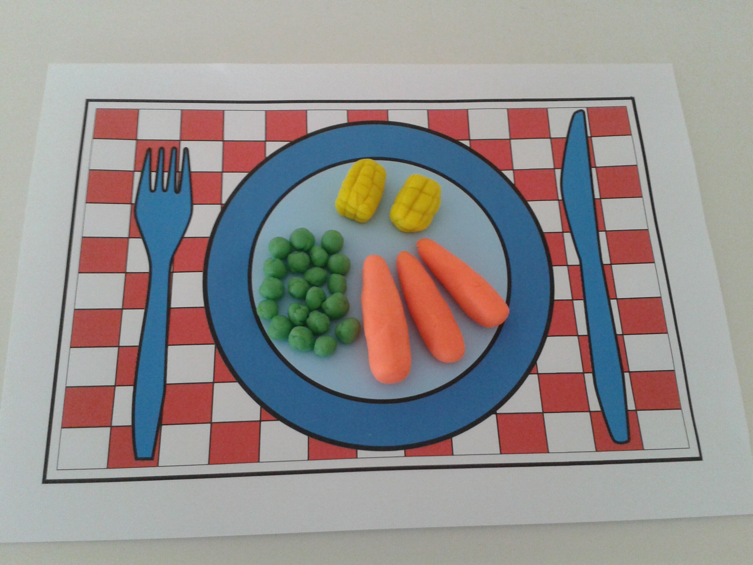 What's for Dinner Playdough Mats Etsy