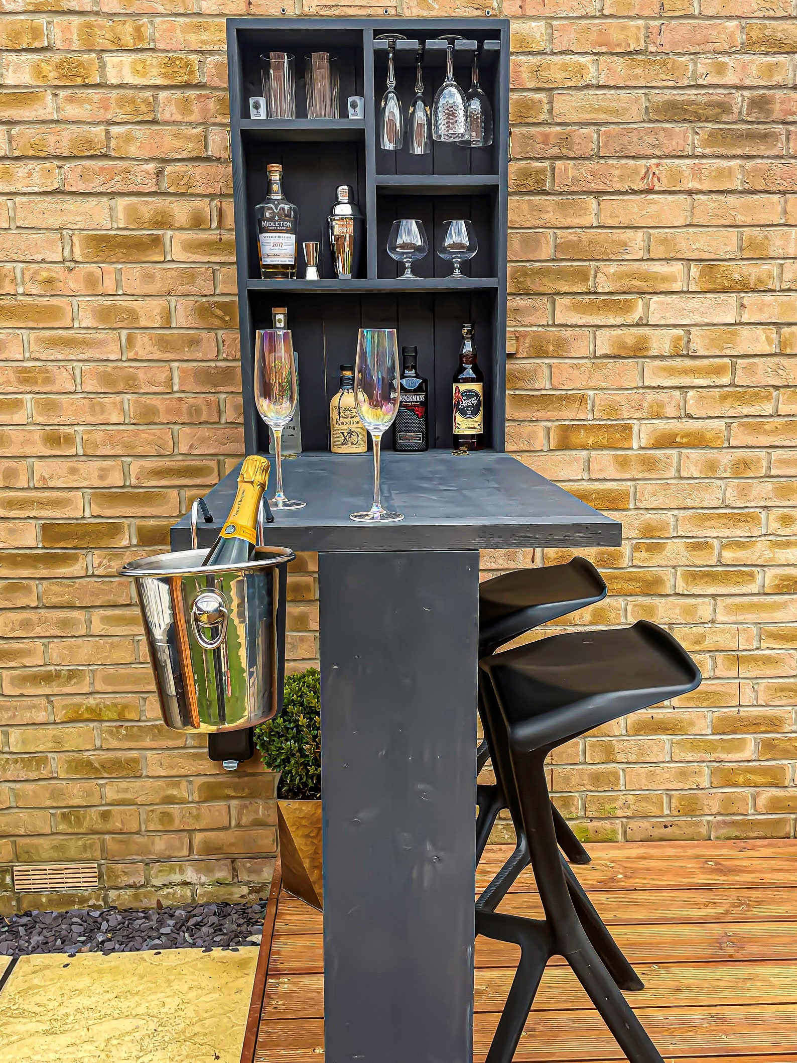 Garden Bar Wall Mounted. 48 Hour Delivery REDUCED to 25 Pounds Etsy UK