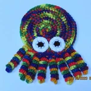 Handmade, Crocheted Octopus Reptile Pouch