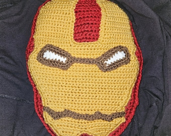 Handmade, Crocheted Ironman themed reptile pouch