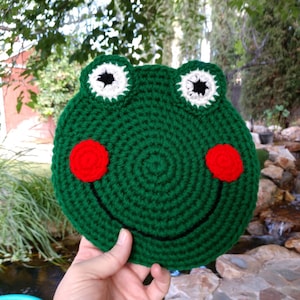 Crochet Frog Reptile Pouch